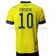 maillot de foot équipe nationale Suède 2021 Emil Forsberg 10 maillot domicile..
